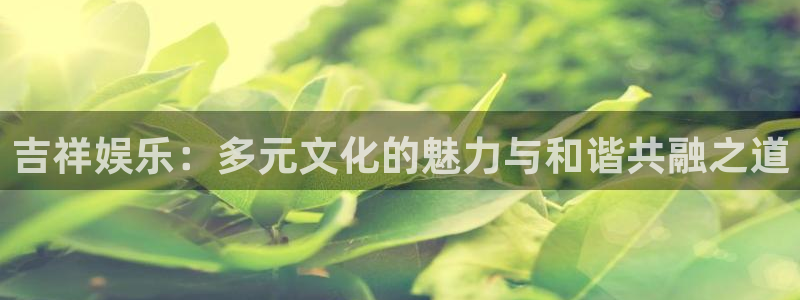 风暴娱乐：吉祥娱乐：多元文化的魅力与和谐共融之道